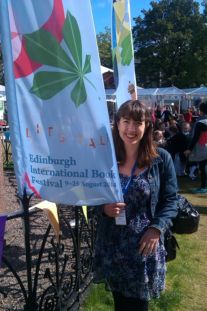 Emma at the Edinburgh International Book Festival schools gala